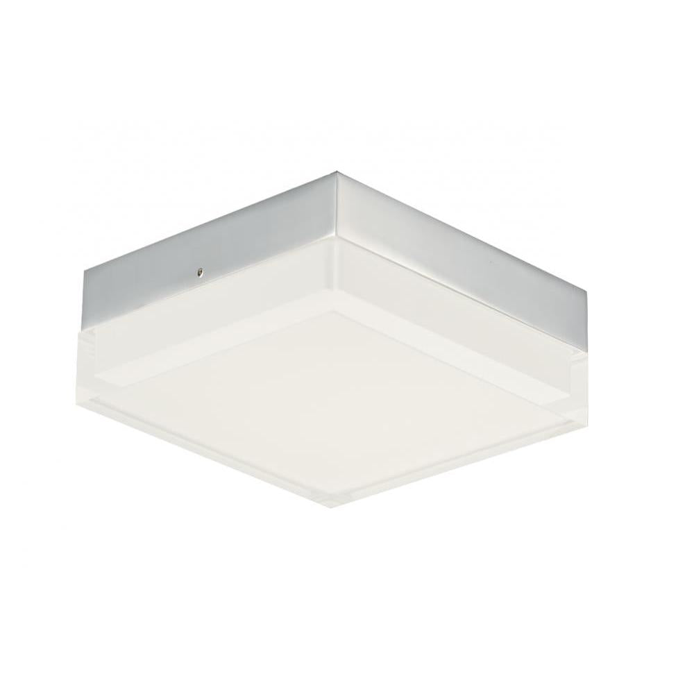 Maxim Lighting 57686CLFTPC Illuminaire II 4.75 Inch Flush Mount Light – Polished Chrome