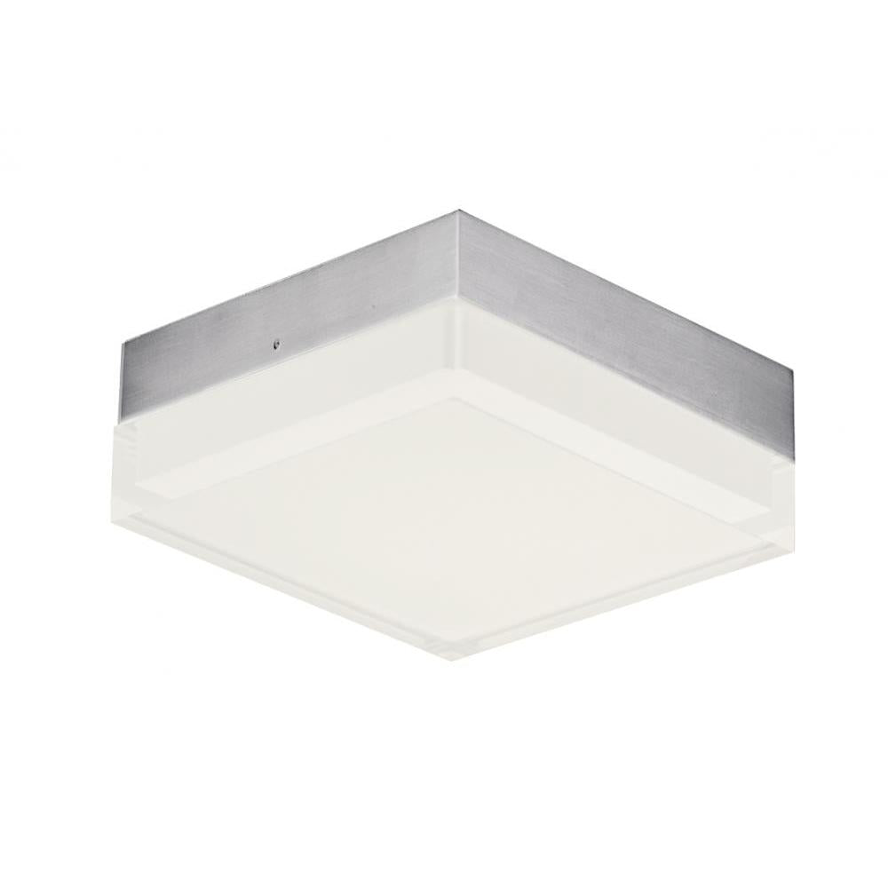 Maxim Lighting 57686CLFTSN Illuminaire II 4.75 Inch Flush Mount Light – Satin Nickel