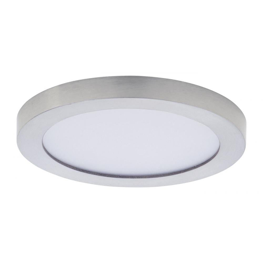 Maxim Lighting 57690WTSN Chip 5.25 Inch Flush Mount Light – Satin Nickel