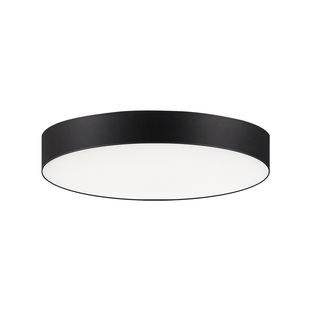 Maxim Lighting 57880WTBK Trim - 0-10 V 5 Inch Flush Mount Light – Black