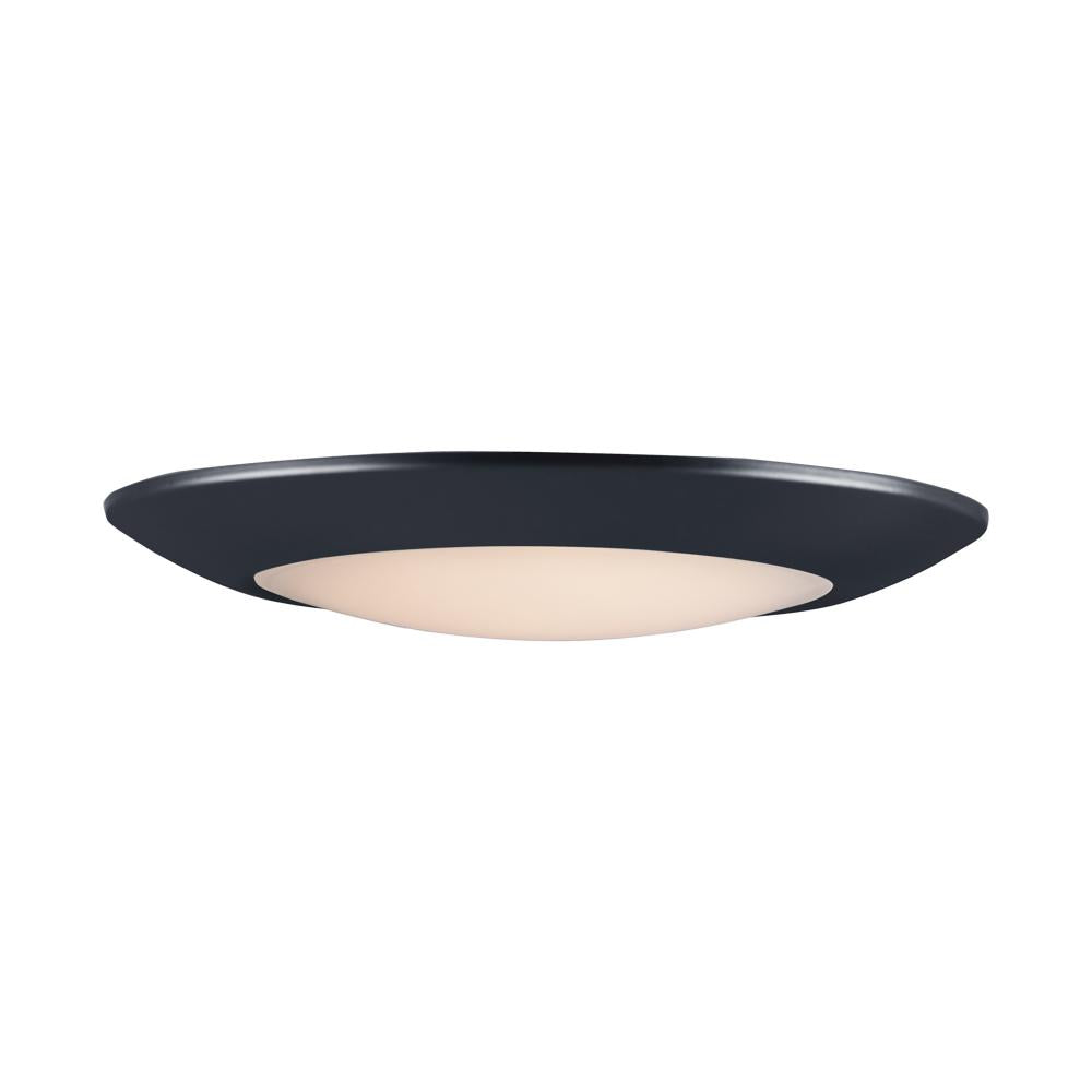 Maxim Lighting 57932WTBK Diverse 11 Inch Flush Mount Light – Black
