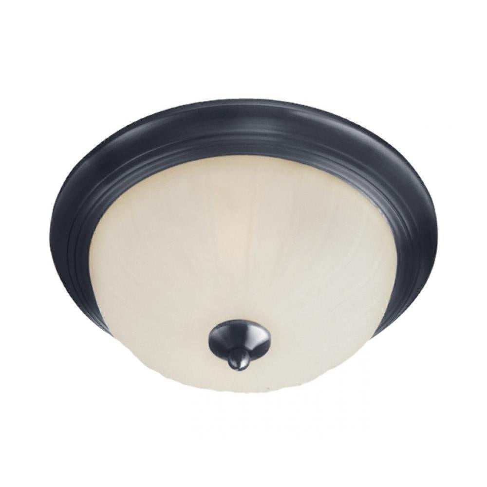 Maxim Lighting 5830FTBK Essentials 11.5 Inch Flush Mount Light – Black