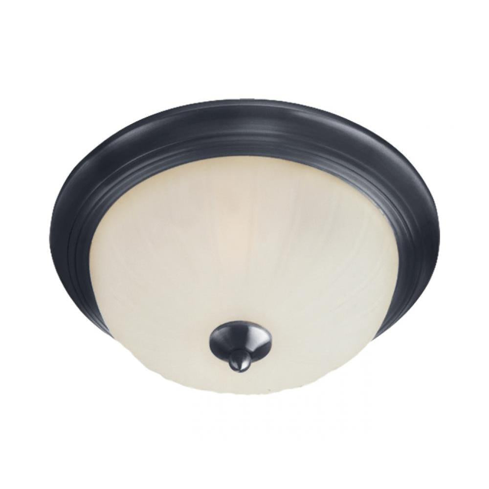 Maxim Lighting 5832FTBK Essentials 15.5 Inch Flush Mount Light – Black