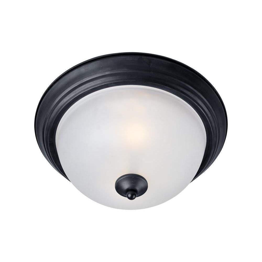 Maxim Lighting 5841FTBK Essentials 13.5 Inch Flush Mount Light – Black