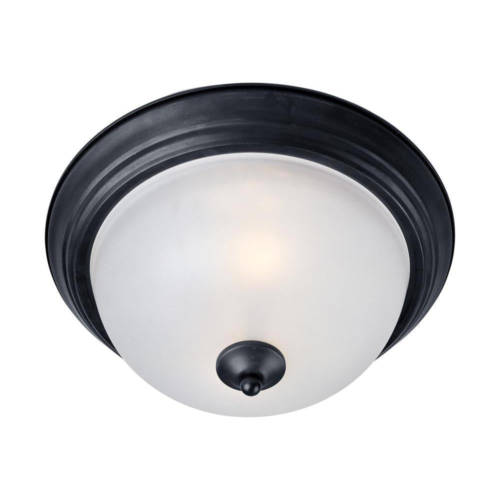 Maxim Lighting 5842FTBK Essentials 15.5 Inch Flush Mount Light – Black