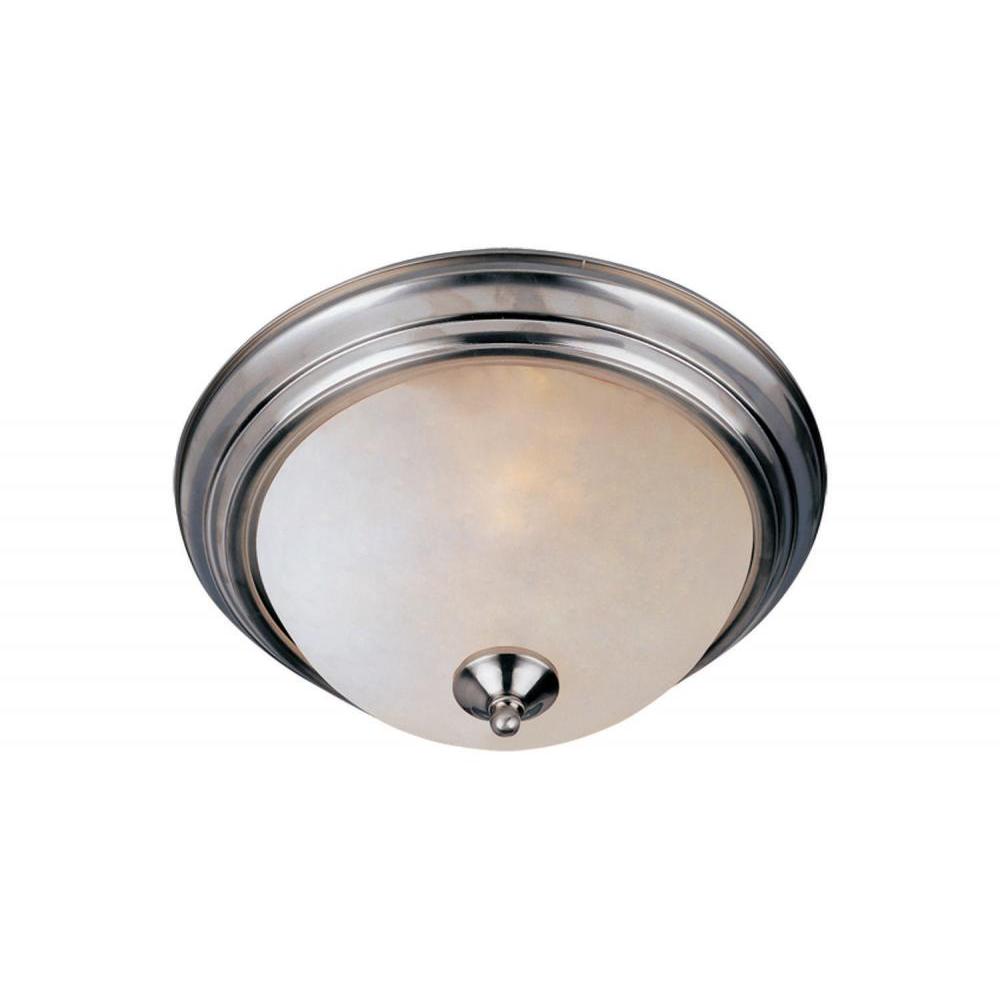Maxim Lighting 5849FTSN Essentials 11.5 Inch Flush Mount Light – Satin Nickel