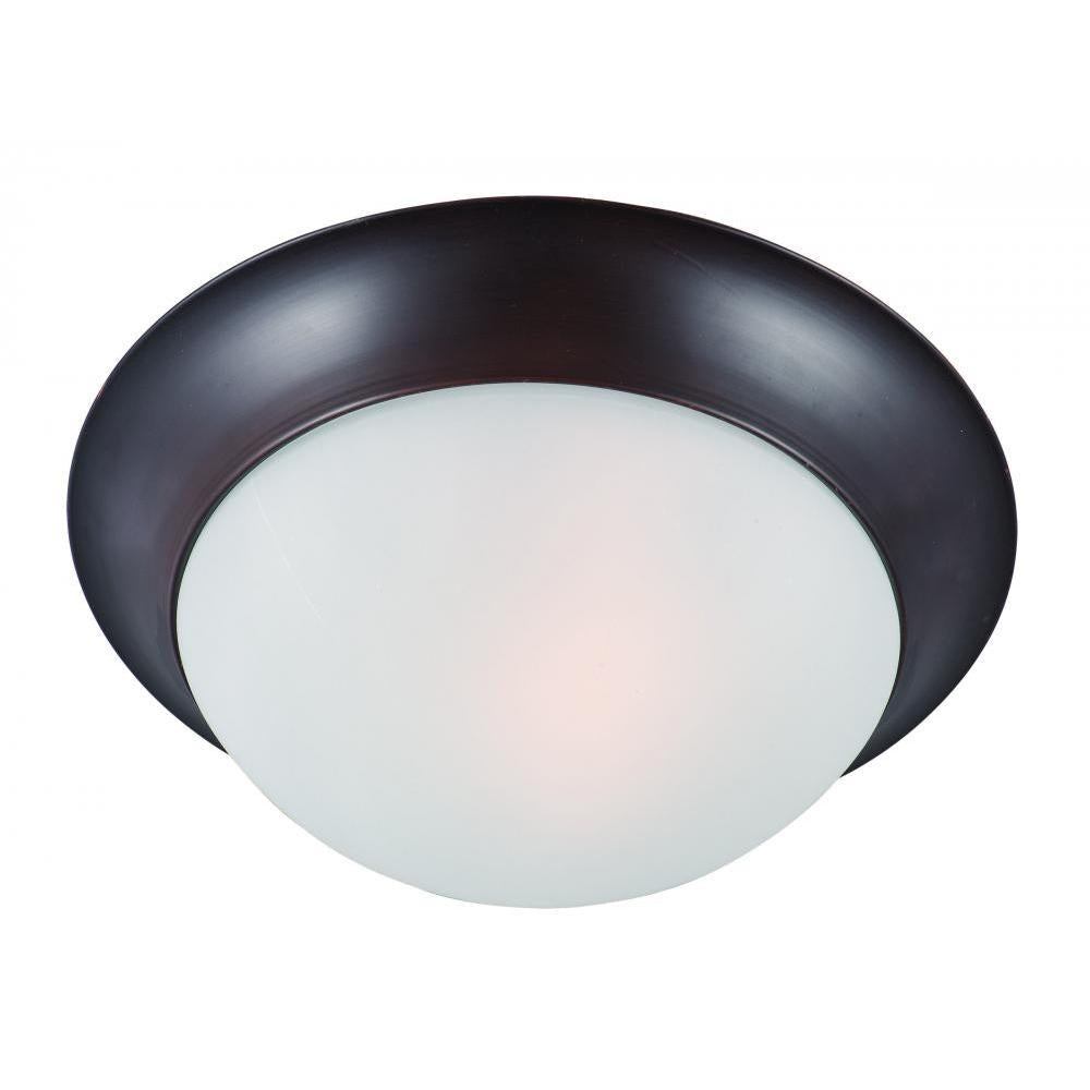 Maxim Lighting 5850FTOI Essentials 12 Inch Flush Mount Light – Oil Rubbed Bronze