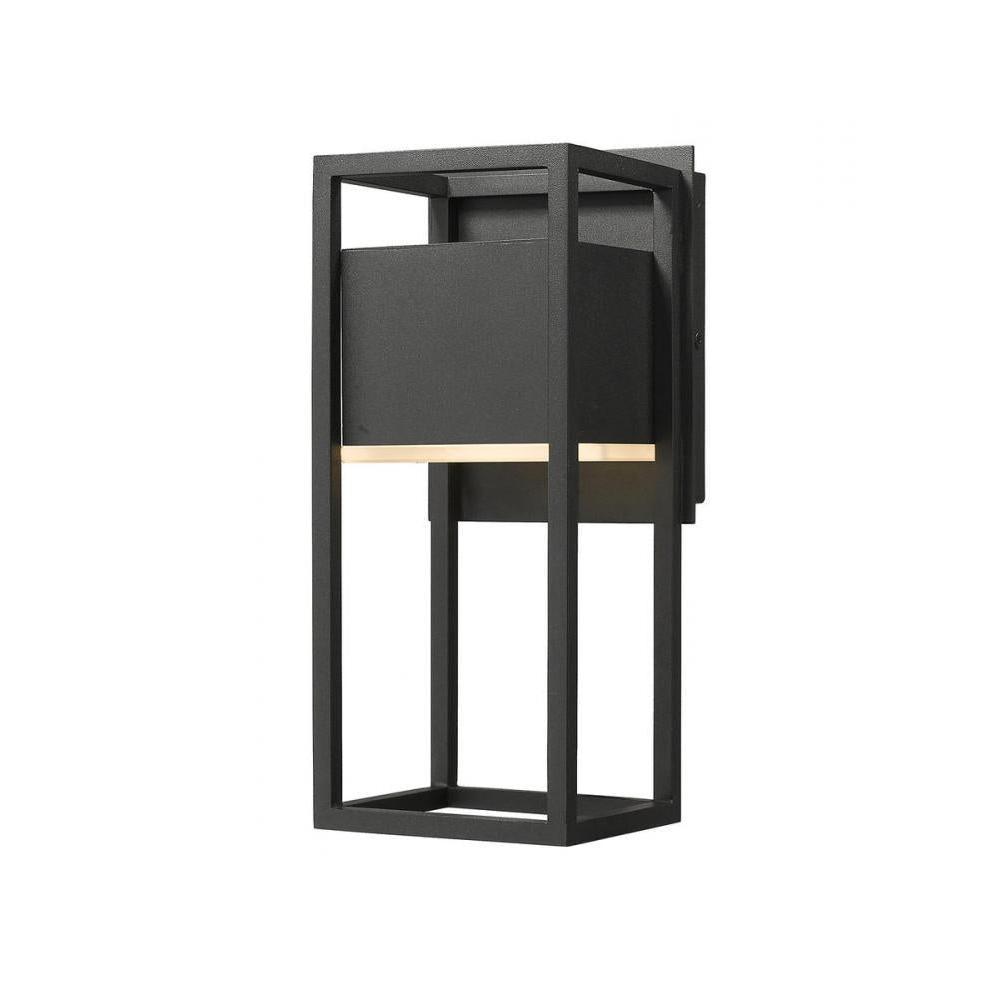 1 Light Outdoor Wall Light-Etched