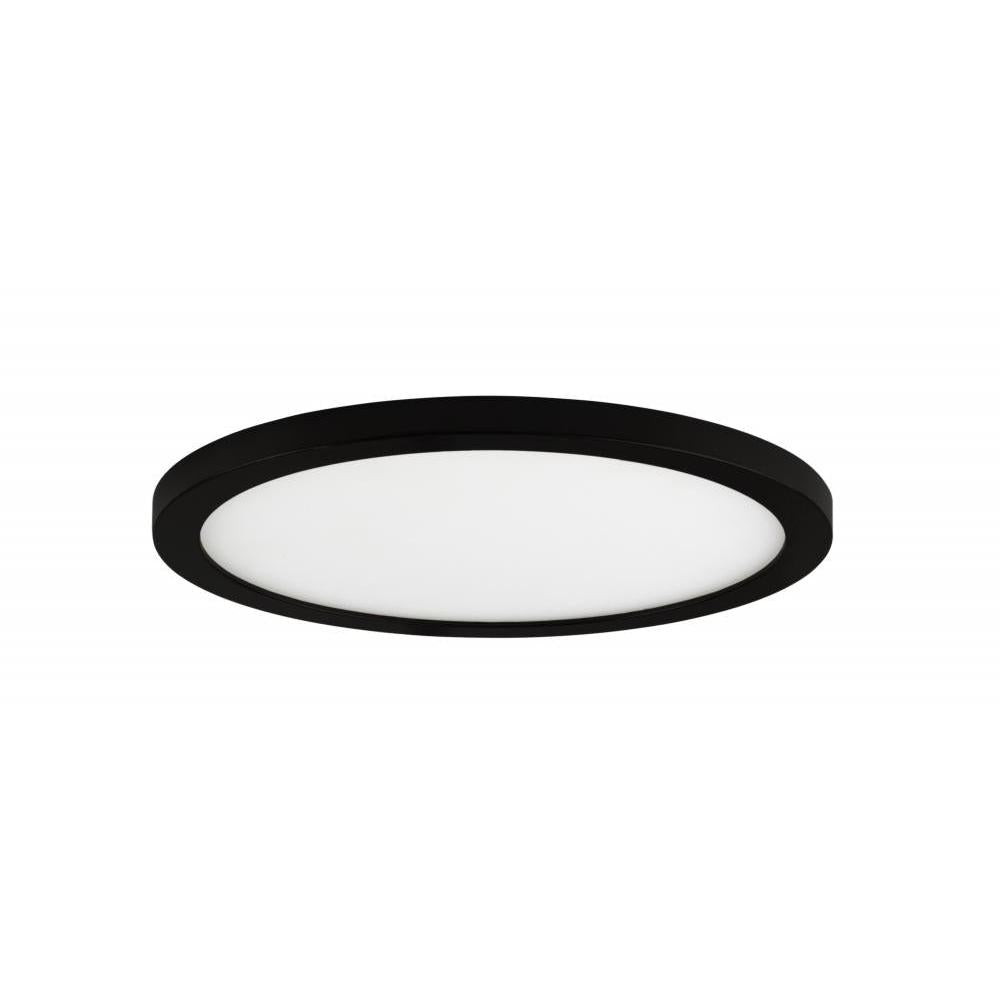 Maxim Lighting 58714WTBK Wafer 9 Inch Flush Mount Light – Black