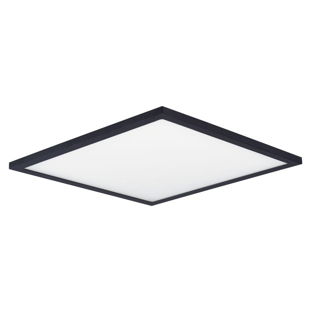 Maxim Lighting 58738WTBK Wafer 15 Inch Flush Mount Light – Black