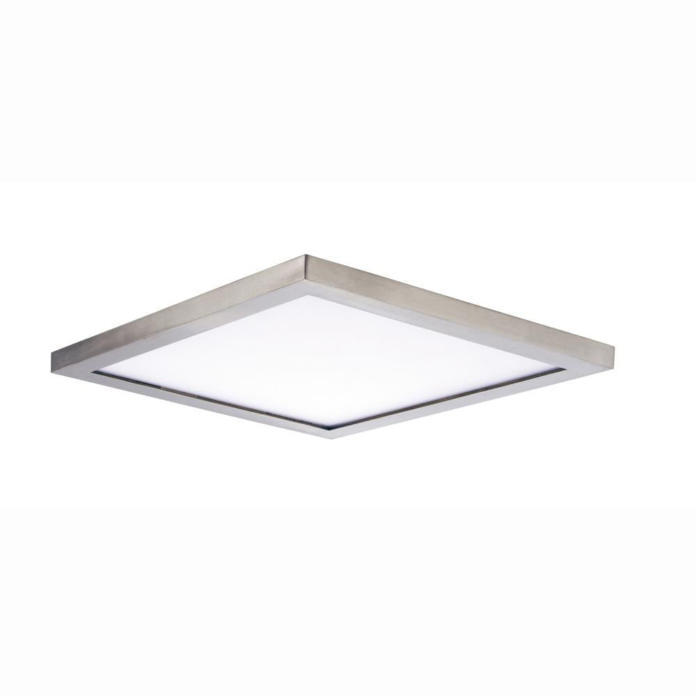 Maxim Lighting 58738WTSN Wafer 15 Inch Flush Mount Light – Satin Nickel