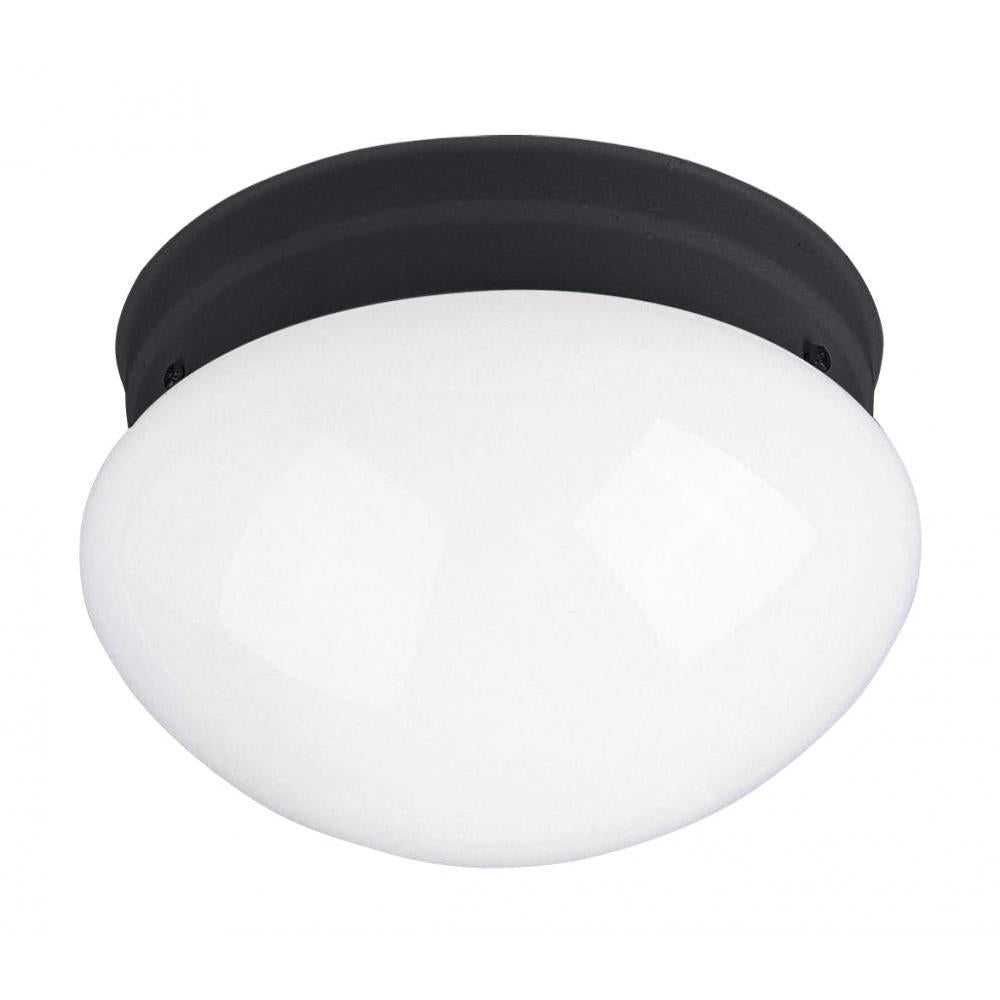 Maxim Lighting 5880WTBK Essentials 7.5 Inch Flush Mount Light – Black