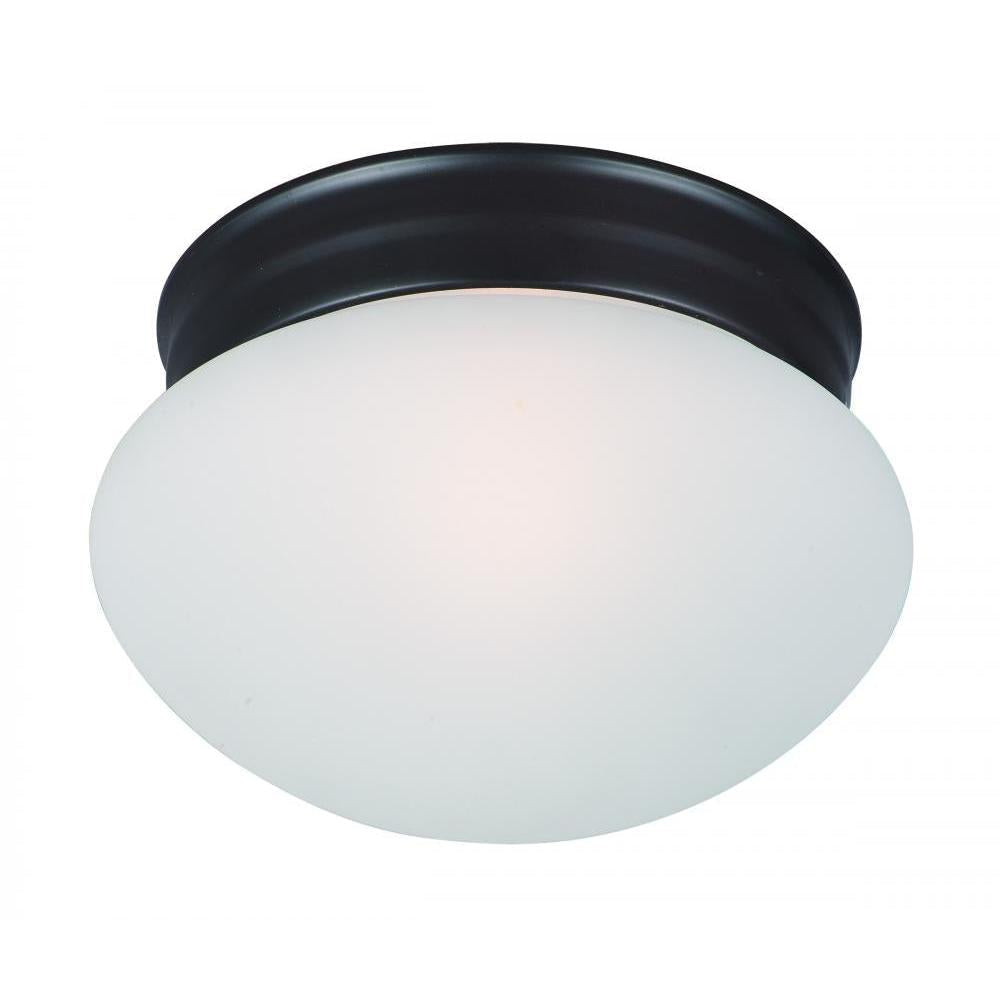 Maxim Lighting 5884FTOI Essentials 7.5 Inch Flush Mount Light – Oil Rubbed Bronze