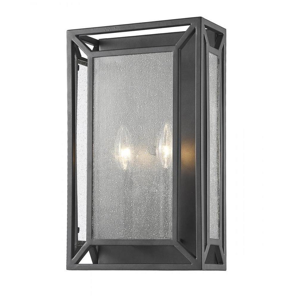 2 Light Wall Sconce-Clear Seedy