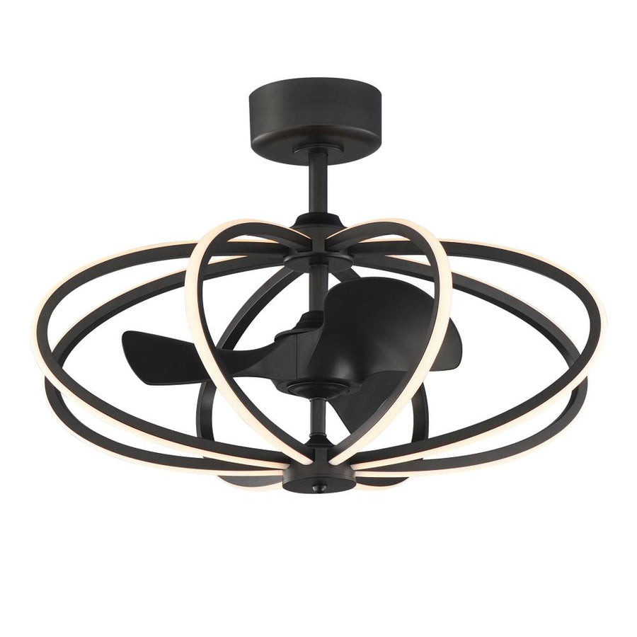 Maxim Lighting 61005BK Solstice Fandelight 33.5 Inch – Black
