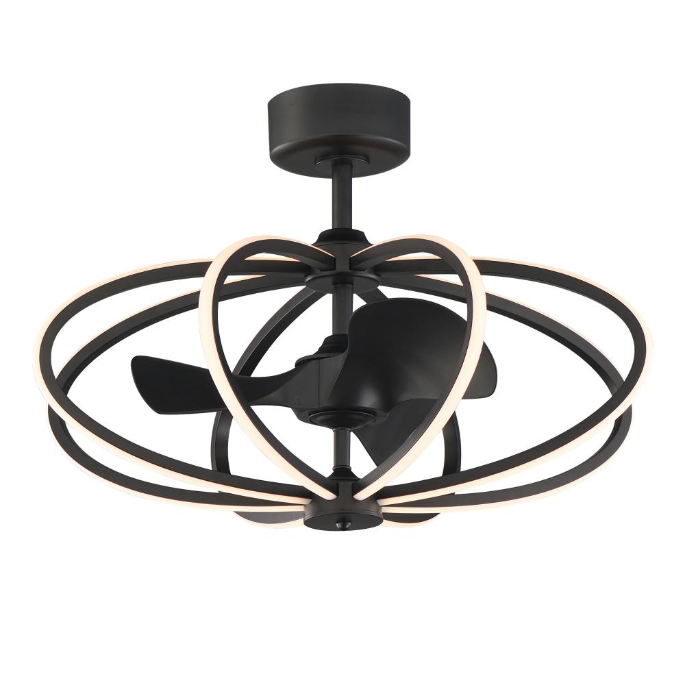 Maxim Lighting 61005BK Solstice Fandelight 33.5 Inch – Black