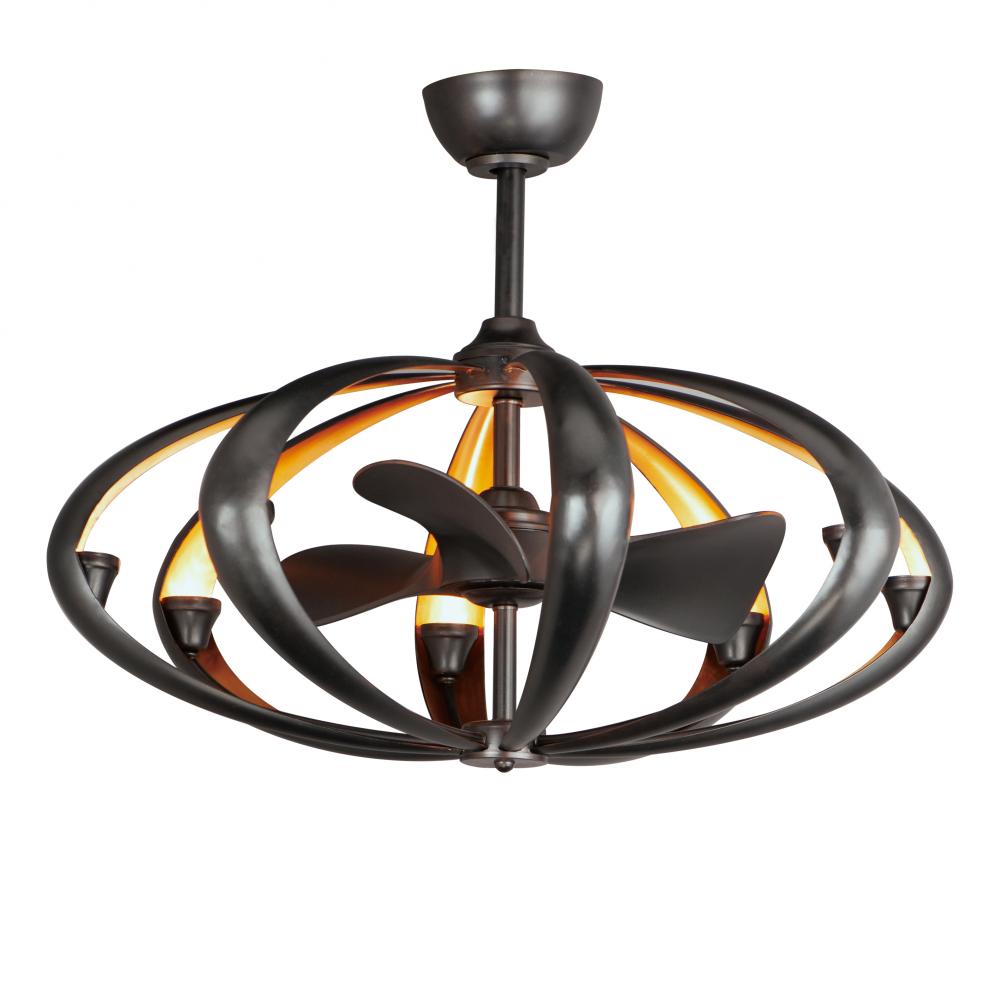 Maxim Lighting 61009BZGLD Ambience Fandelight 33.375 Inch – Bronze / Gold