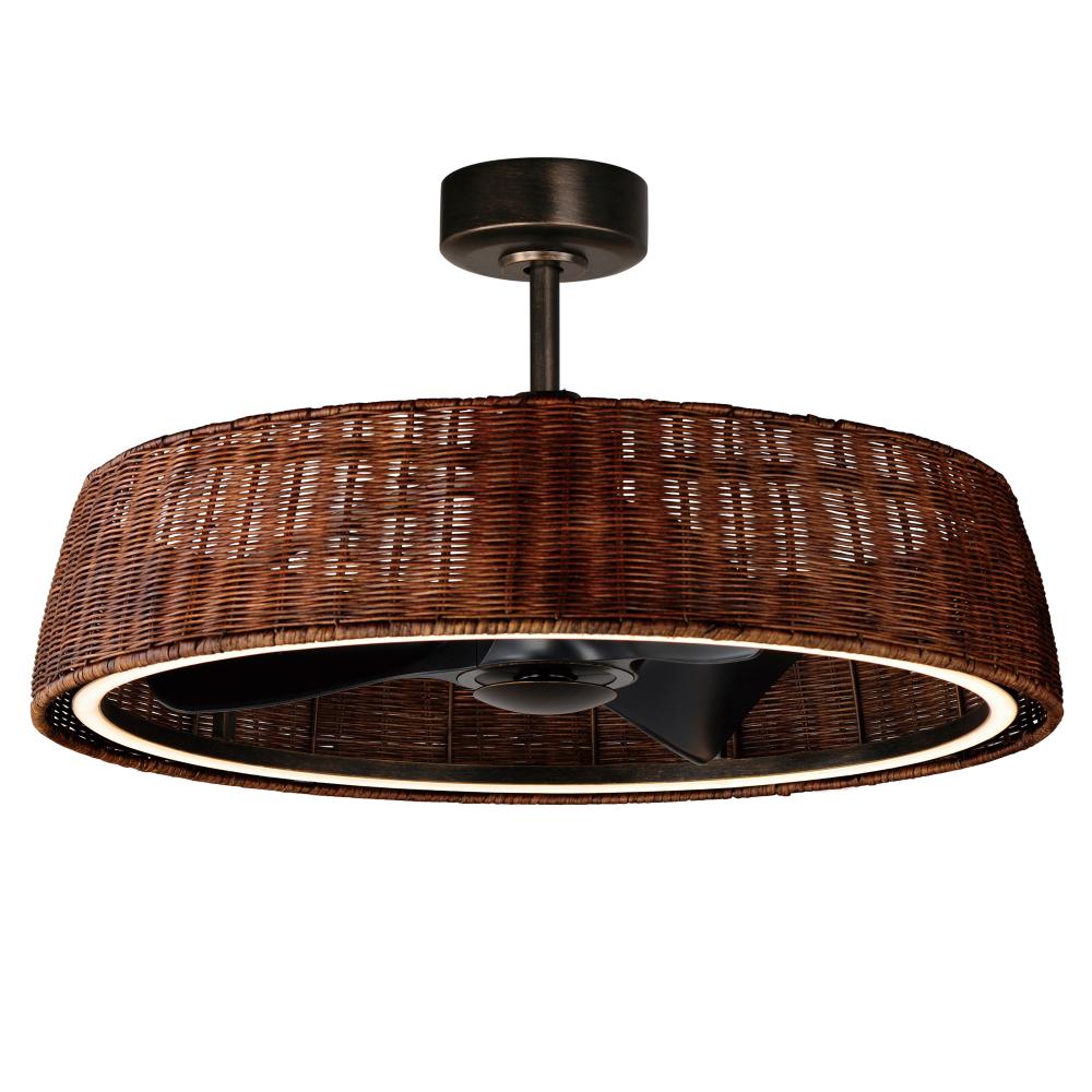 Maxim Lighting 61014NADBZ Tulum Fandelight 35.75 Inch – Dark Bronze