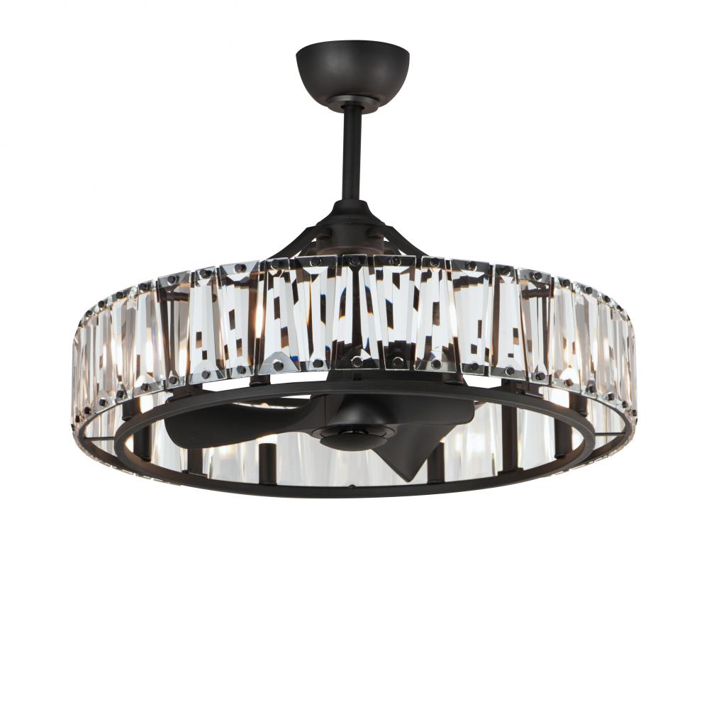Maxim Lighting 61018BK Odeon Fandelight 32.75 Inch – Black