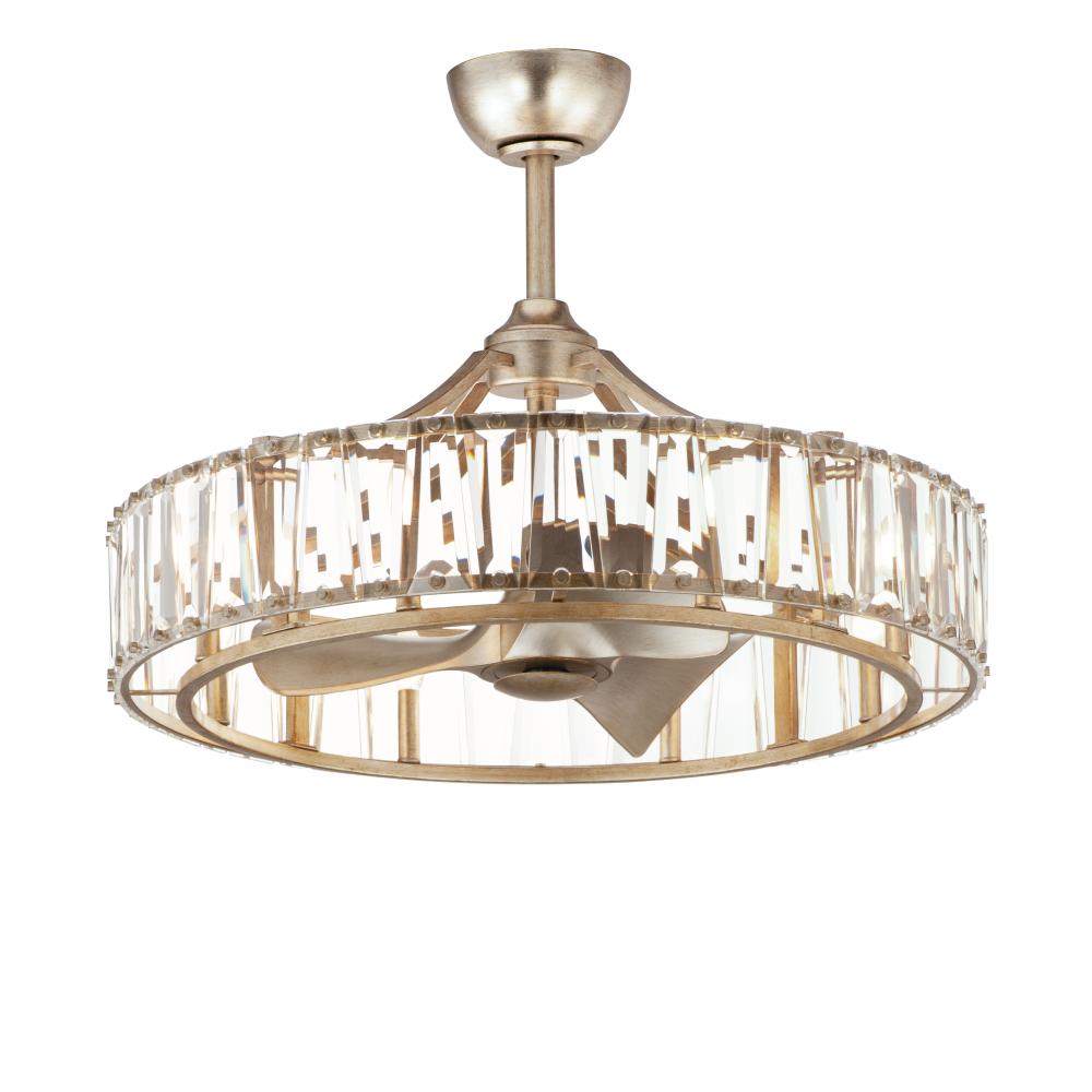 Maxim Lighting 61018GS Odeon Fandelight 32.75 Inch – Golden Silver