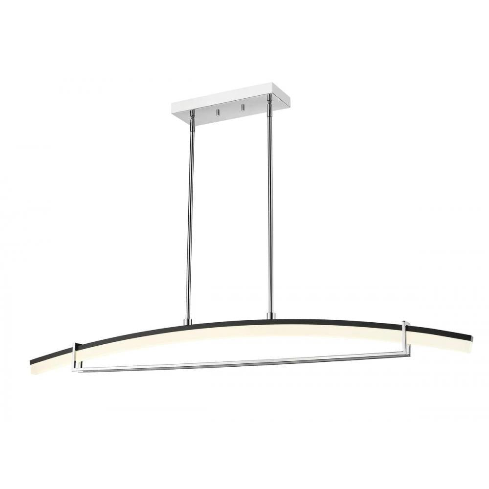 1 Light Linear Chandelier