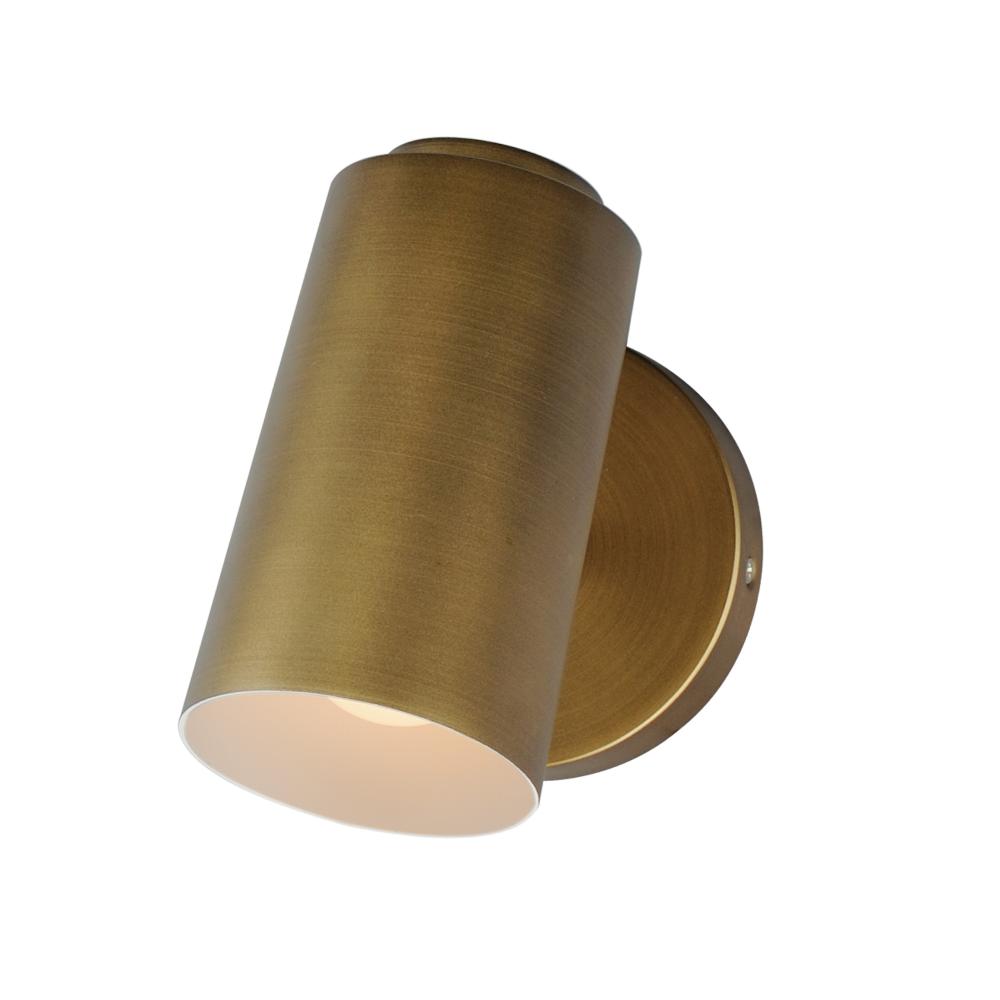 Maxim Lighting 62001NAB Spot 3.75 Inch Light Outdoor Wall Lantern – Natural Aged Brass