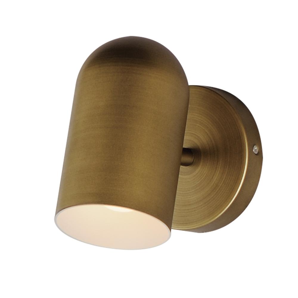 Maxim Lighting 62003NAB Spot 3.75 Inch Light Outdoor Wall Lantern – Natural Aged Brass