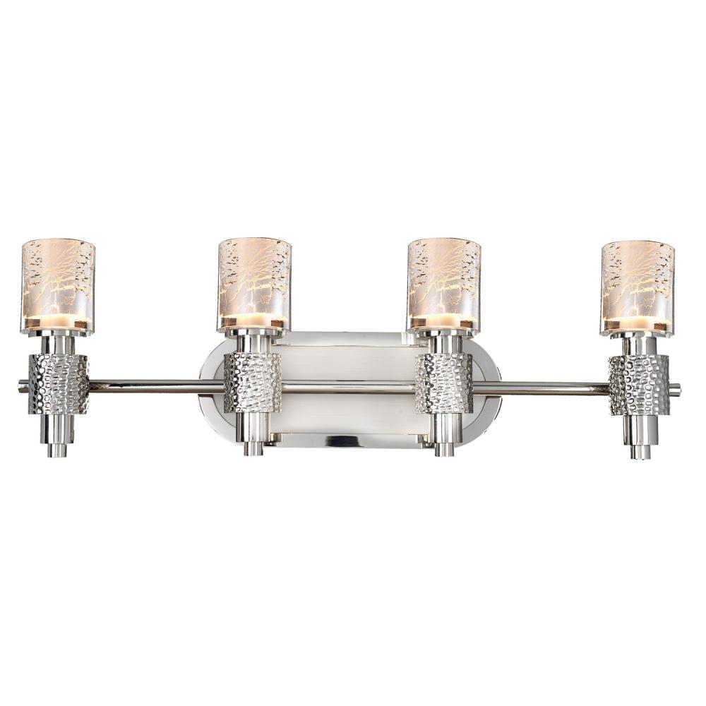 Ashington 28 Inch Bath Vanity Light – Polished Satin Nickel – 6274PSN