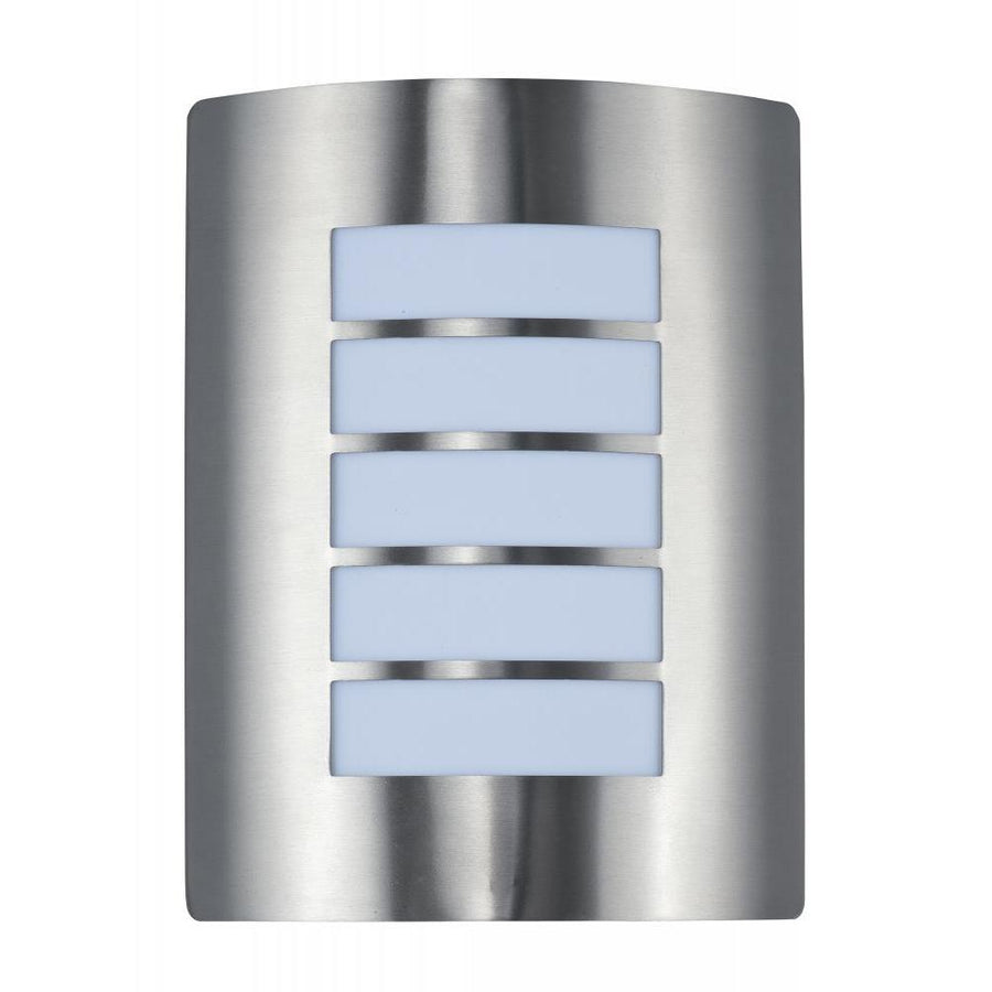 Maxim Lighting 64331WTSST View LED E26 9 Inch Outdoor Wall Lantern – Stainless Steel