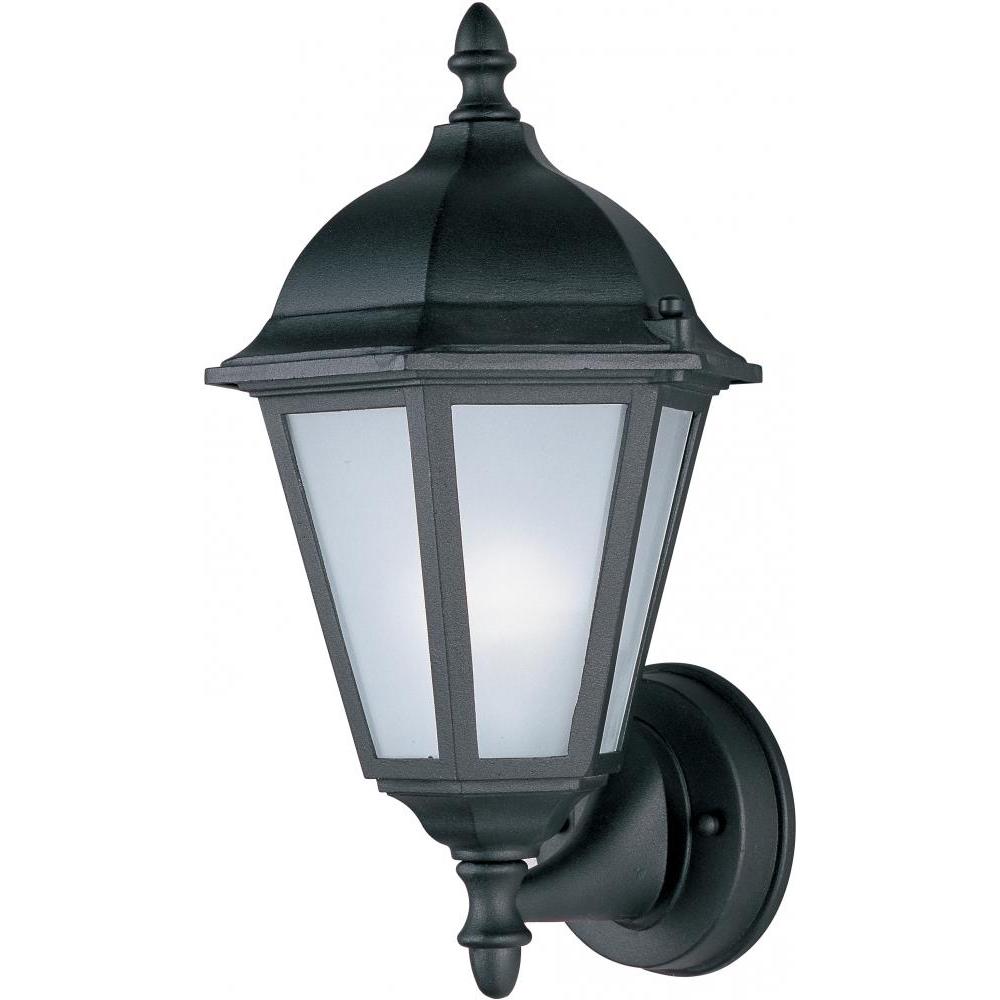 Maxim Lighting 65102BK Westlake LED E26 8 Inch Outdoor Wall Lantern – Black