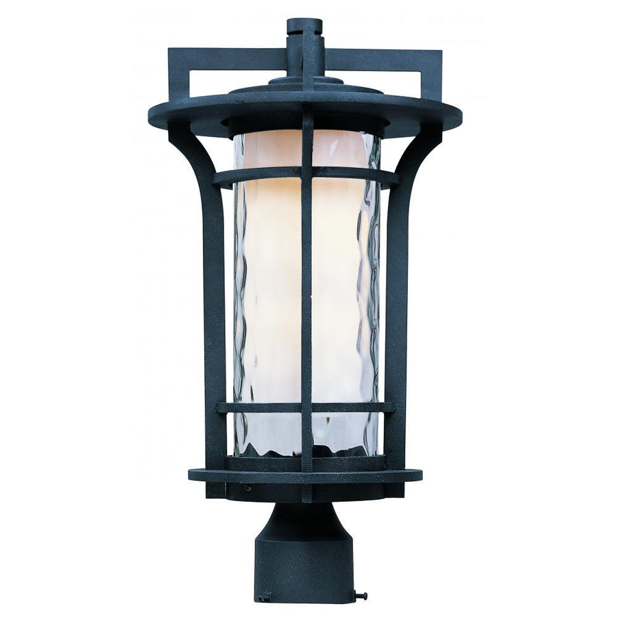 Maxim Lighting 65780WGBO 10 Inch Outdoor Post Lantern – Black Oxide