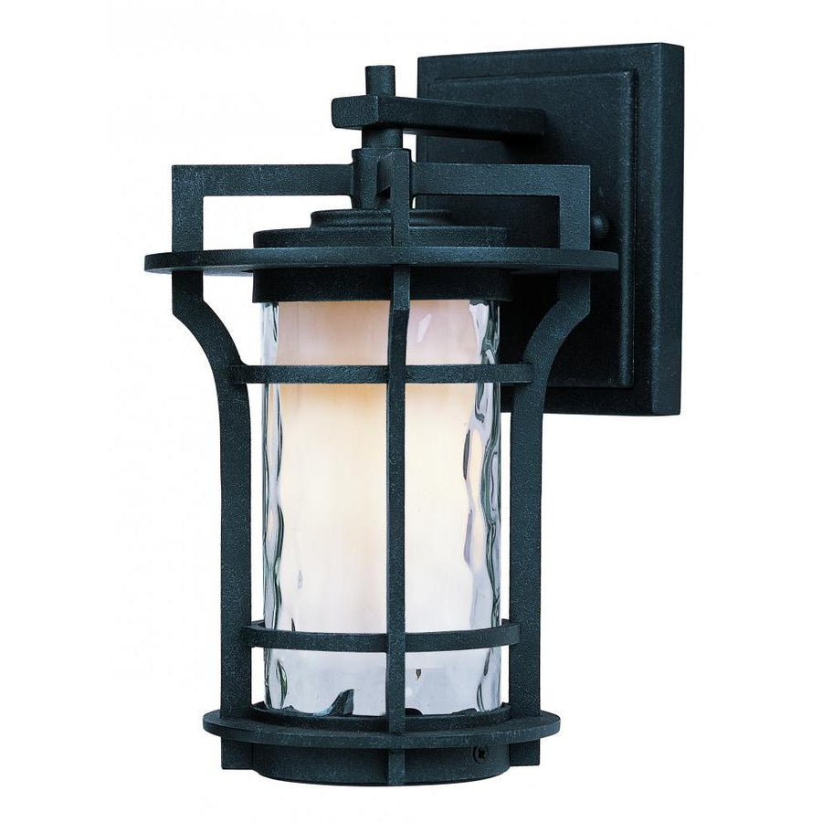 Maxim Lighting 65782WGBO Oakville LED E26 6.25 Inch Outdoor Wall Lantern – Black Oxide