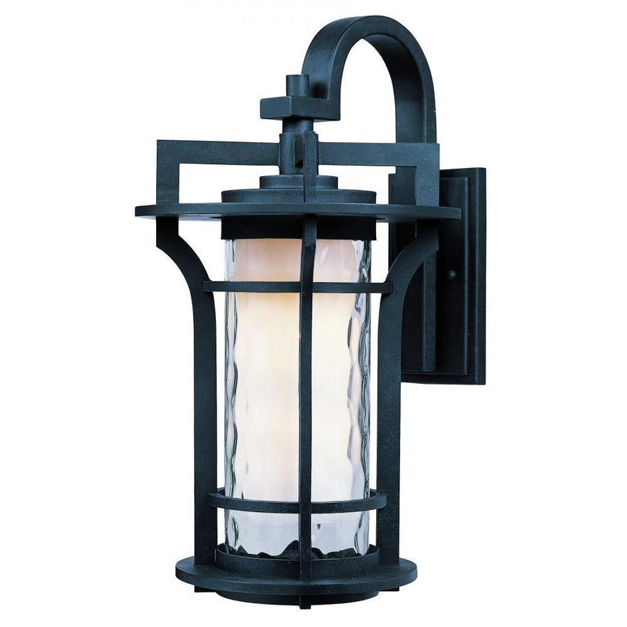 Maxim Lighting 65784WGBO Oakville LED E26 8 Inch Outdoor Wall Lantern – Black Oxide