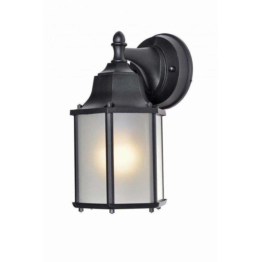 Maxim Lighting 66926BK Builder Cast LED E26 5.5 Inch Outdoor Wall Lantern – Black