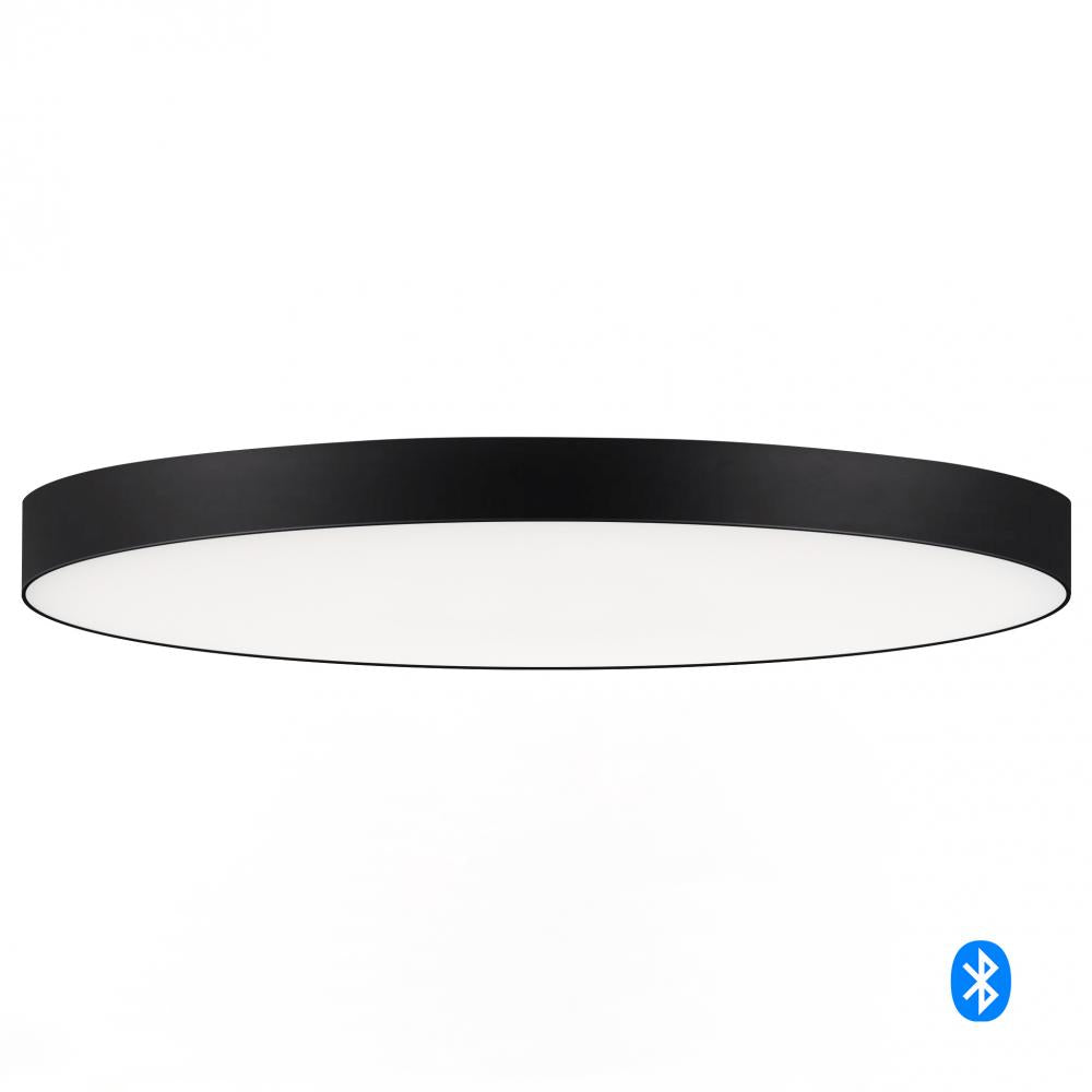 Maxim Lighting 67662WTBK Tuner 7 Inch Flush Mount Light – Black