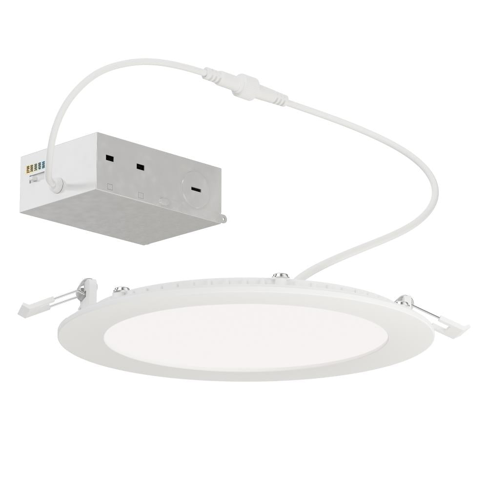 Maxim Lighting 67707WTWT Slim 6.75 Inch Flush Mount Light – White
