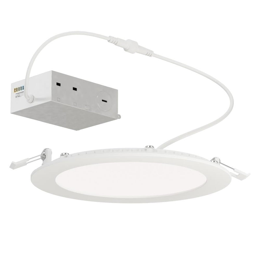 Maxim Lighting 67707WTWT Slim 6.75 Inch Flush Mount Light – White