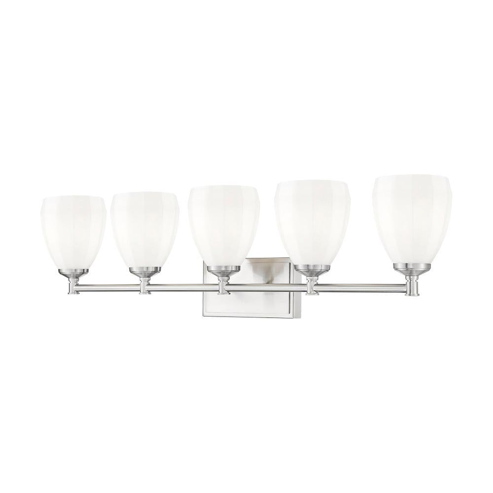 5 Light Vanity-Matte Opal