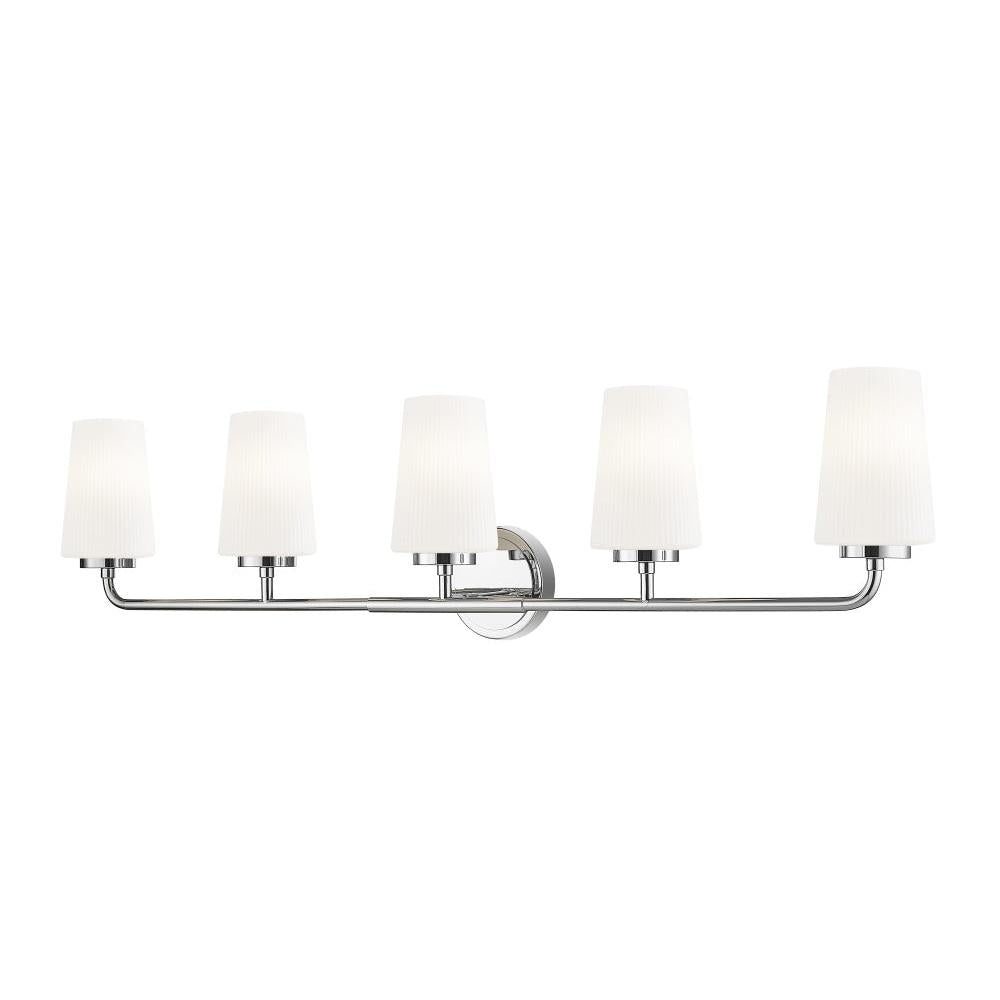 5 Light Vanity-Matte Opal