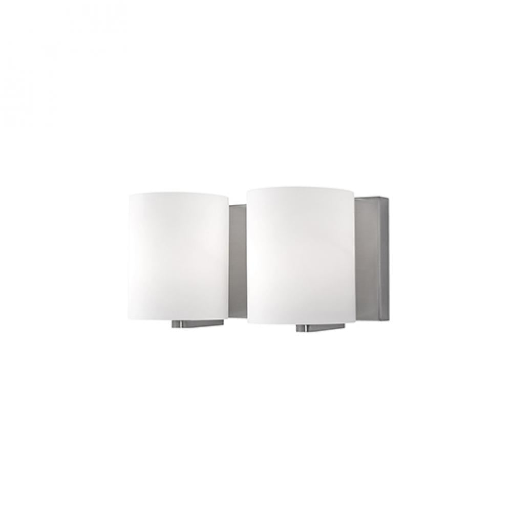 Kuzco Lighting 70232BN Vanity Light Fixture, UL Damp Rated, Brushed Nickel