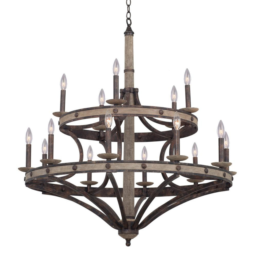 Coronado 38 Inch Chandelier – Florence Gold – 7040FG