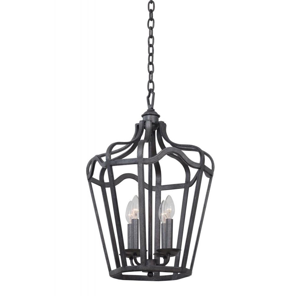Livingston 14 Inch Wall Sconce – Charcoal – 7414CL