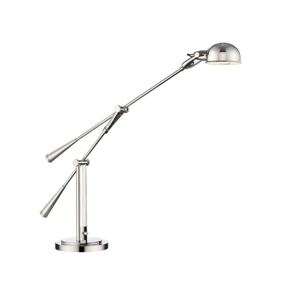 1 Light Table Lamp-Polished Nickel
