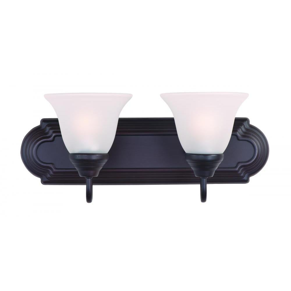 Maxim Lighting 8012FTOI Essentials 18 Inch Bathroom Vanity - Oil Rubbed Bronze