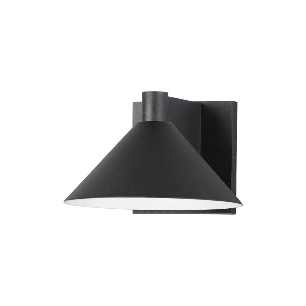 Maxim Lighting 86141BK Conoid LED 8 Inch Outdoor Wall Lantern – Black