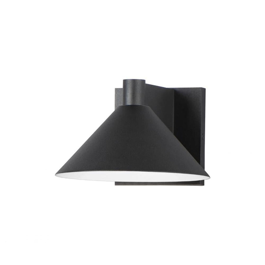 Maxim Lighting 86141BK Conoid LED 8 Inch Outdoor Wall Lantern – Black