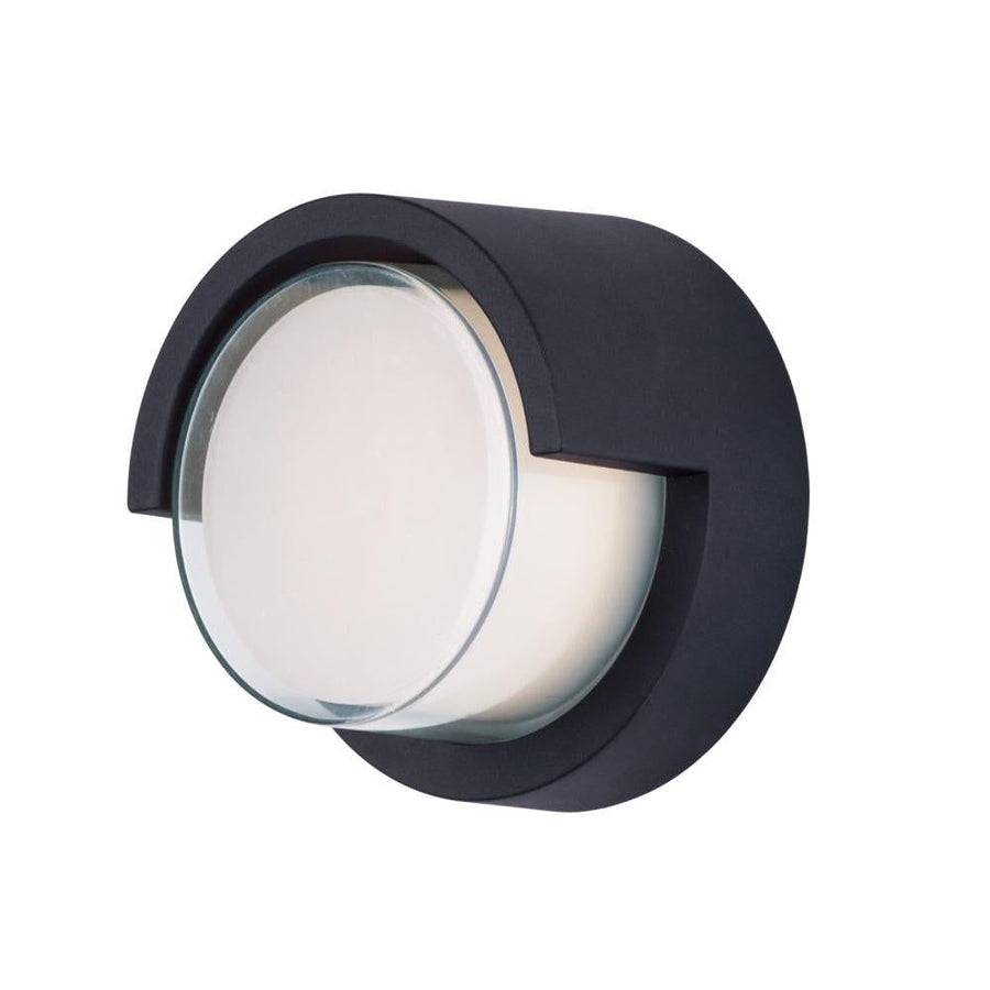 Maxim Lighting 86162BK Eyebrow 6.75 Inch Outdoor Wall Lantern – Black