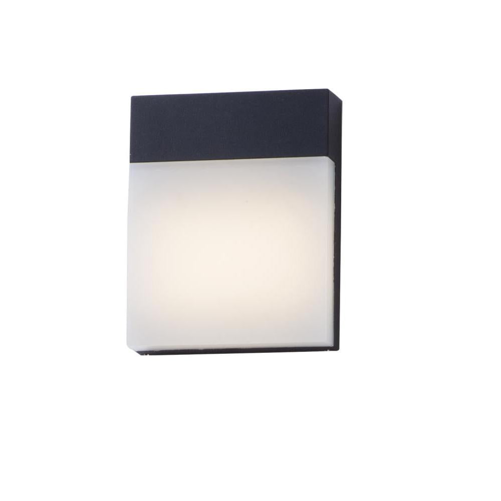 Maxim Lighting 86165BK Eyebrow 6.25 Inch Outdoor Wall Lantern – Black