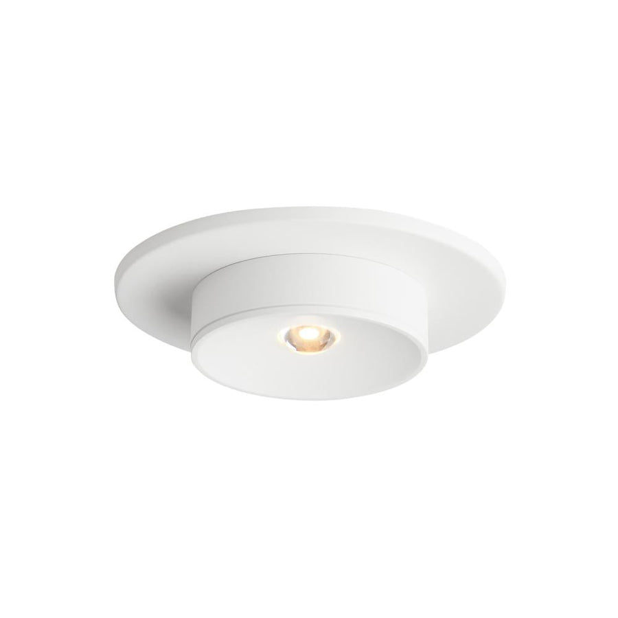 Maxim Lighting 86211WT Caldera 5.25 Inch Semi Flush Mount Light – White