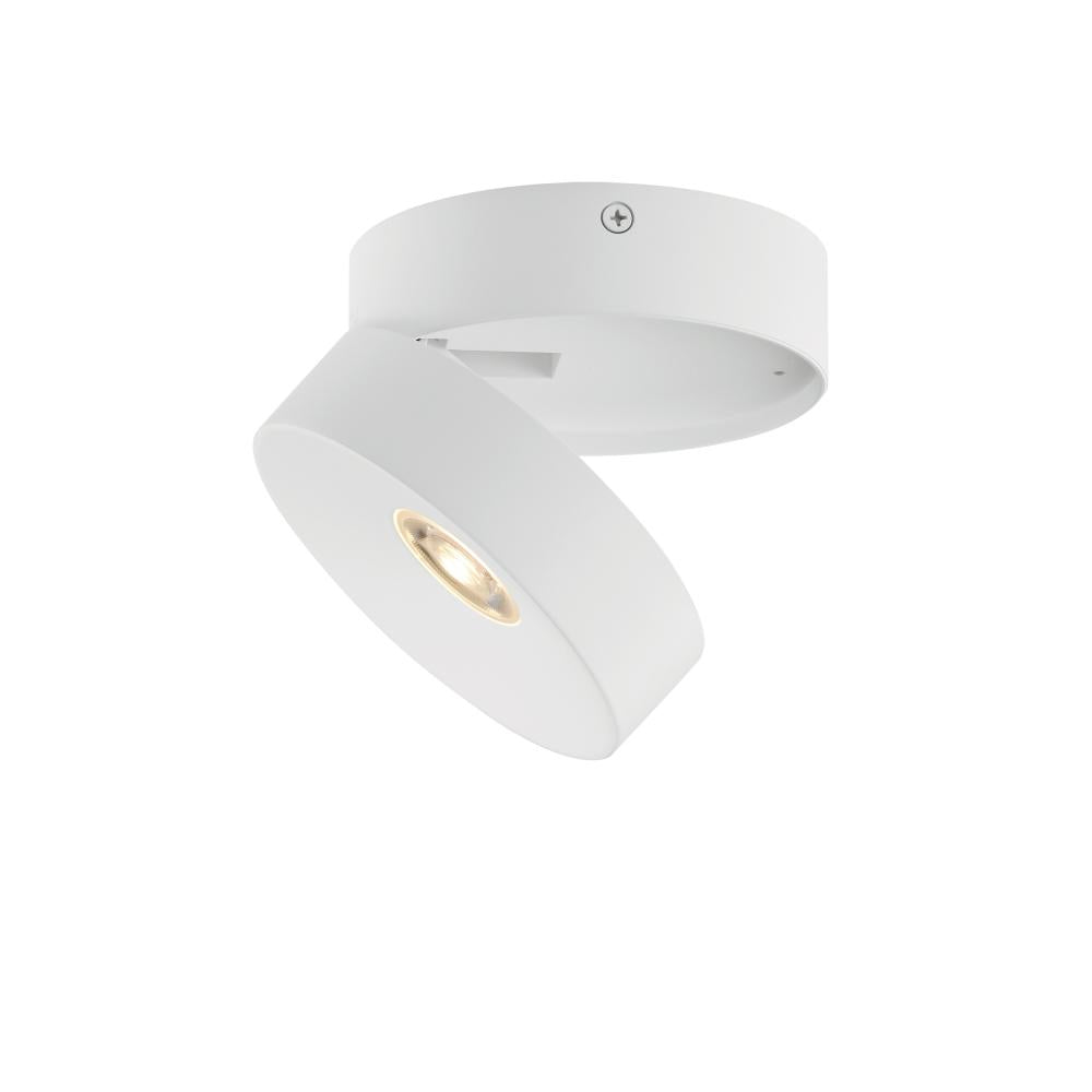Maxim Lighting 86243WT Swinger 5 Inch Flush Mount Light – White